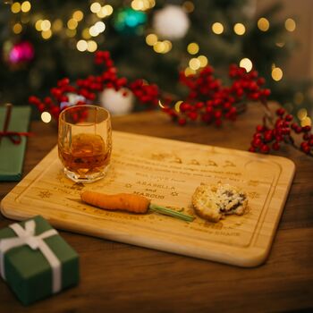 Personalised Christmas Eve Reindeer Treat Board, 10 of 11