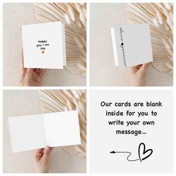 Happy You + Me Day Anniversary Card, 3 of 7