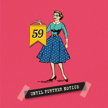 Funny 60th Birthday Card ‘Milestone Denial’, 2 of 3