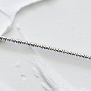 16 Inch Sterling Silver Snake Chain Necklace, 4 of 5