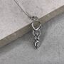 Sterling Silver I Am Moon Goddess Necklace, thumbnail 2 of 9