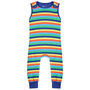 Toddler Rainbow Stripe Dungarees, thumbnail 1 of 1