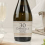 Personalised Italian Prosecco Milestone Birthday – Perfect For 30th, 40th, 50th, 60th Birthday Gifts, thumbnail 1 of 4