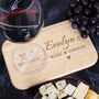 Personalised Heart Wooden Tea And Biscuit Coaster Tray, thumbnail 7 of 8
