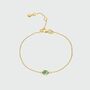 Hampton Gold Plated Emerald Bracelet, thumbnail 4 of 5