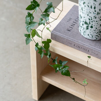 Handmade Entryway Wooden Bench With Storage Shelf, 3 of 11