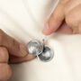 Silver Mandala Fingerprint Locket Necklace, thumbnail 1 of 7