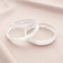 Miya Sterling Silver Large Statement Hoop Earrings, thumbnail 4 of 6
