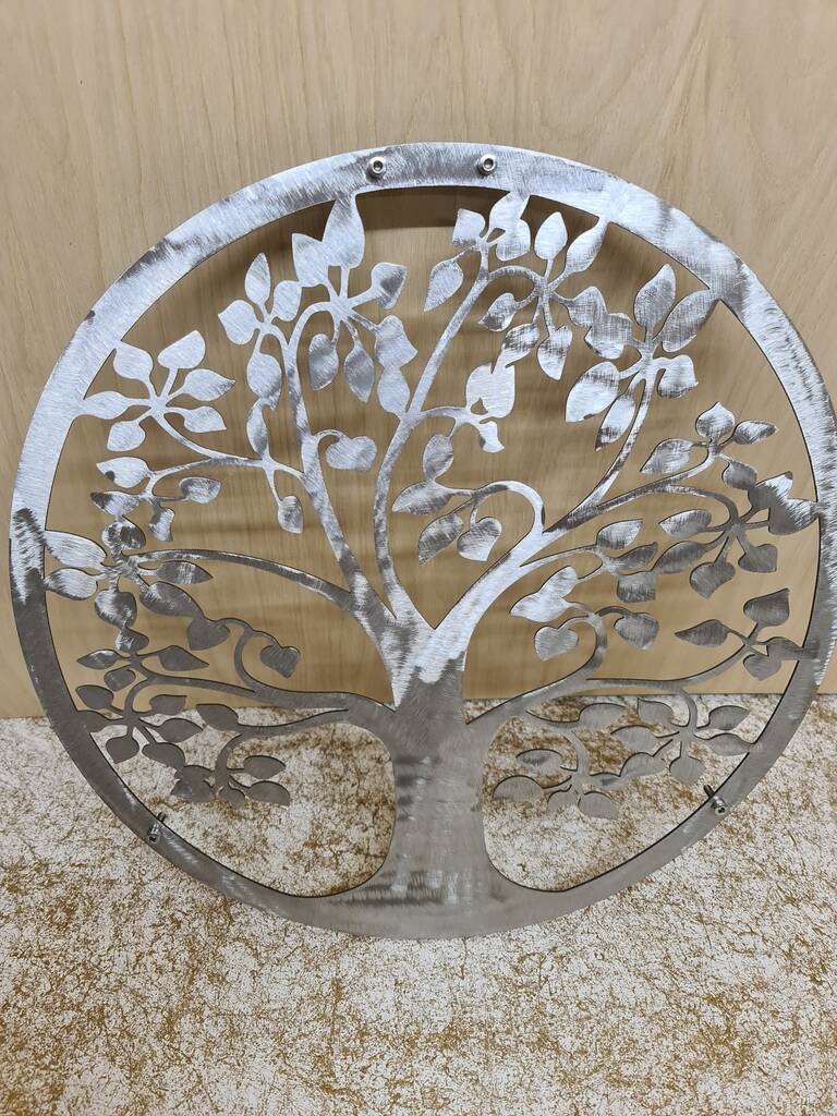 Round Metal Tree Of Life Wall Art Home Room Decor By Duke Craft