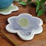 Flower Shaped Ceramic Coaster, thumbnail 3 of 9