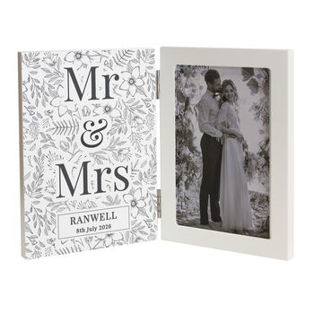 Personalised Wedding Photo Frame For Couple, 4 of 5