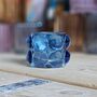 Bubble Glass Blue Tea Light Holder, thumbnail 1 of 2