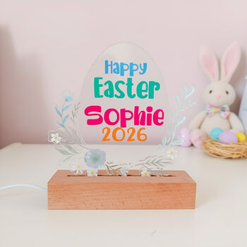 First Easter Egg LED Acrylic Plaque, 7 of 7