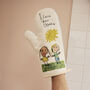 Personalised Child's Drawing Oven Mitt, thumbnail 1 of 9