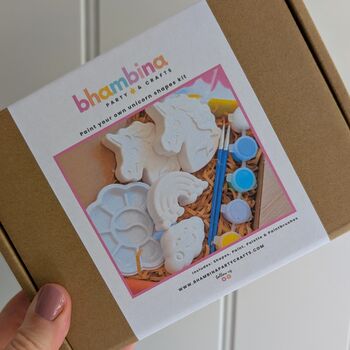 Diy Unicorn Shapes Painting Kit Gift Box, 3 of 3