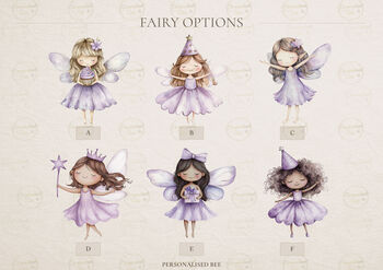 Personalised Fairy Birthday Bunny Plush Gift, 3 of 4