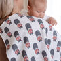 Muslin Square Baby Burp Cloth Soldiers Set Of Three, thumbnail 3 of 4