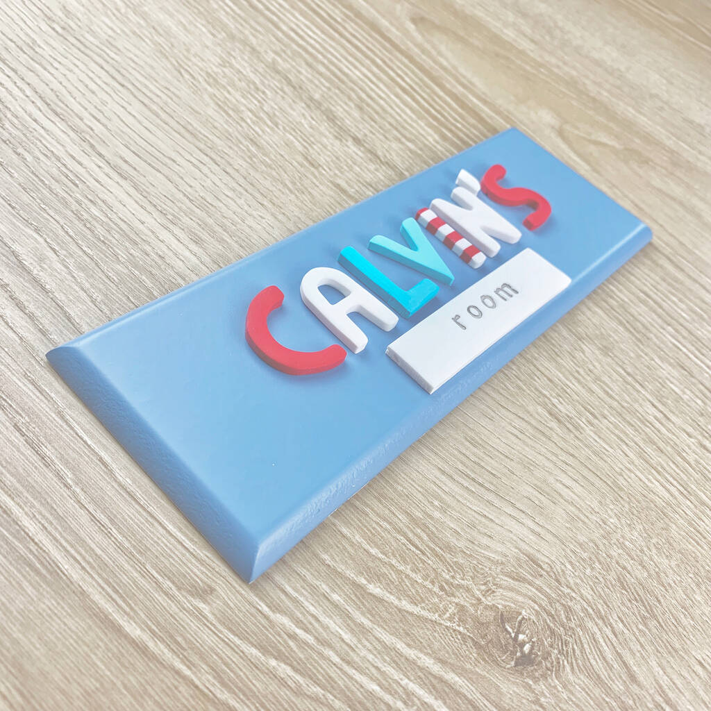 Personalised Door Plaque By Little Bumpkins