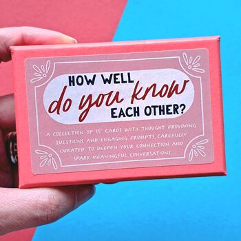How Well Do You Know Each Other? Pack Of 15 Cards, 3 of 3