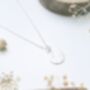 Sterling Silver Horseshoe Necklace Good Luck Gift, thumbnail 5 of 6