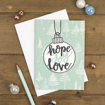 Set Of 12 Brush Lettered Christmas Cards, 4 of 8