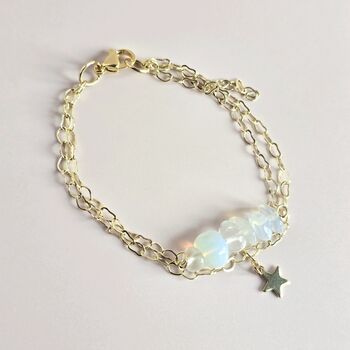 Opalite Star Charm Bracelet Taylor Swift Inspired, 6 of 8