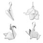 Selection Of Sterling Silver Origami Charms, thumbnail 12 of 12