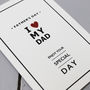 'I Heart My Dad' Card, thumbnail 2 of 3
