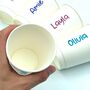Birthday Party Cups With Names 12oz Recyclable, thumbnail 8 of 8