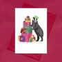 Woodland Christmas: Festive Badger Christmas Card, thumbnail 3 of 9