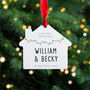 Personalised First Christmas New Home Bauble, thumbnail 4 of 7