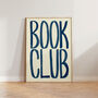 Book Club Typography Bold Wall Art Print, thumbnail 8 of 12