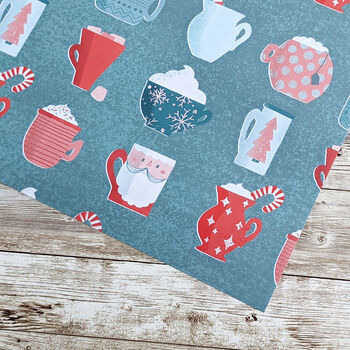 Christmas Mugs Wrapping Paper, 5 of 5
