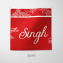 Personalised Red Holly Christmas Cushion, thumbnail 7 of 7