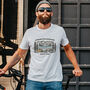 Personalised Adventure Bike T Shirt Gift For Him, thumbnail 2 of 2