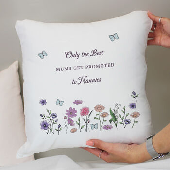 Personalised Wildflower Cushion With Insert, 5 of 5