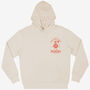 Everything Is Peachy Unisex Graphic Hoodie In Vanilla, thumbnail 1 of 2