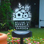 Personalised Garden Solar Light Nanny And Grandad, thumbnail 1 of 3