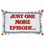 Just One More Episode Needlepoint Cushion, thumbnail 1 of 2