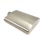 Personalised Engraved 8oz Satin Steel Flask, thumbnail 5 of 9