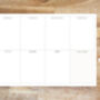 Weekly Planner Aluminium Wall Whiteboard, thumbnail 4 of 7