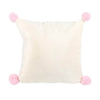 Square Sugarplum Fun Christmas Print Cushion, 3 of 3