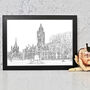 Manchester Town Hall Architectural Art Print, thumbnail 4 of 10