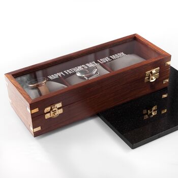 Personalised Father's Wooden Watch Box, 3 of 7