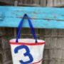 Genoa Upcycled Sailcloth Tote Bag, thumbnail 6 of 8