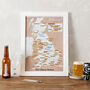 Personalised Scratch Off UK Breweries Beer Print, thumbnail 1 of 8