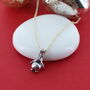 Puffed Penguin Charm Necklace, thumbnail 1 of 3