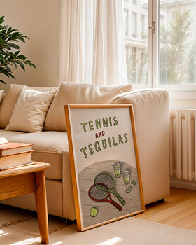 Tennis And Tequilas Print, 5 of 9