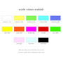 Personalised Bright Acrylic Age Party Invitations, thumbnail 5 of 5