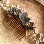 Handbeaded Floral Bridal Crystal And Pearl Haircomb, thumbnail 5 of 6